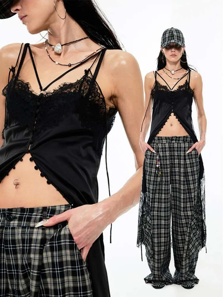 2Way Race Sheer Suspender Long Dress【s0000009175】