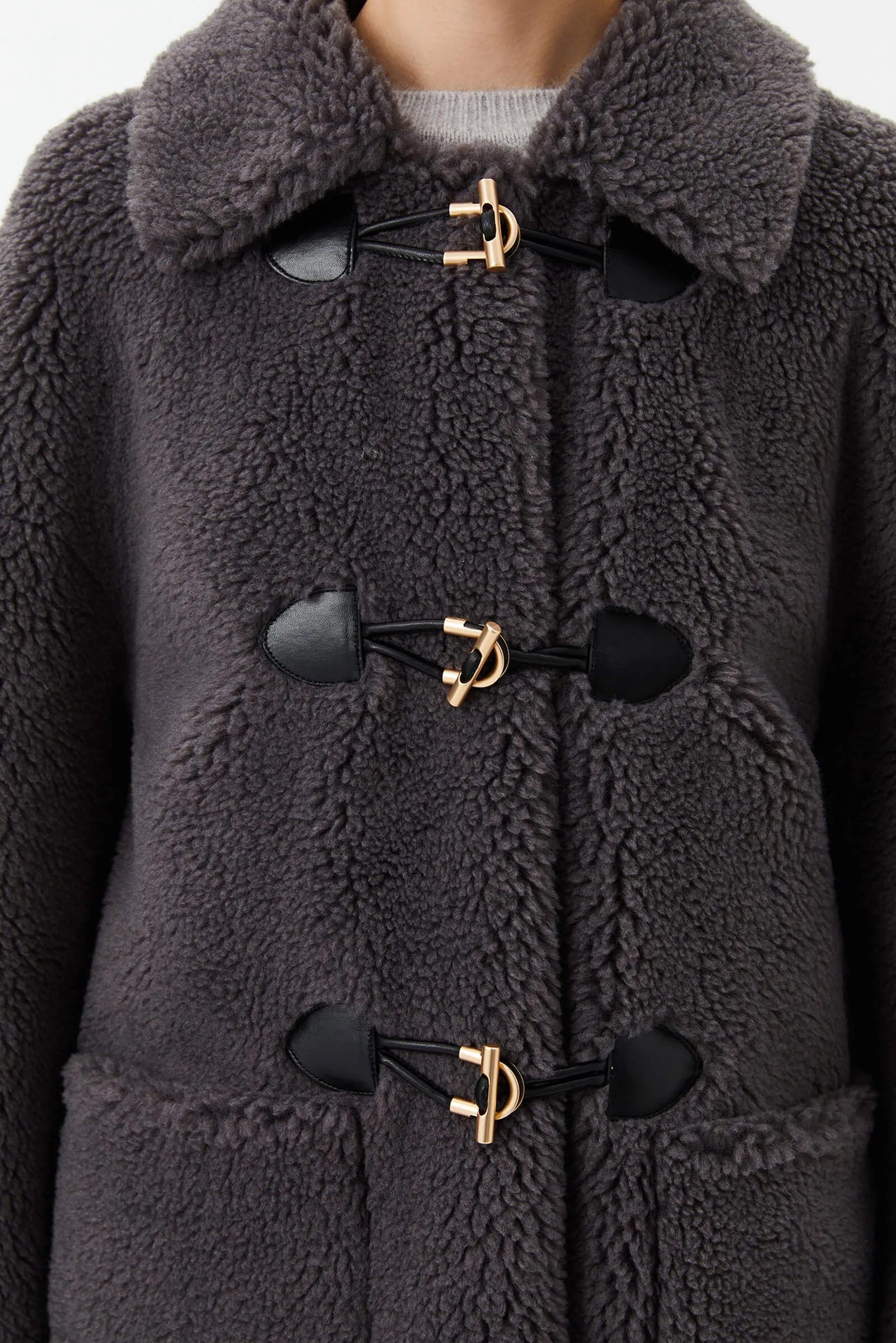 All-wool British Style Soft and Plush Overcoat