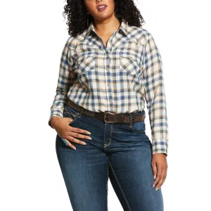 Ariat Women's Real Natural Plaid Shirt