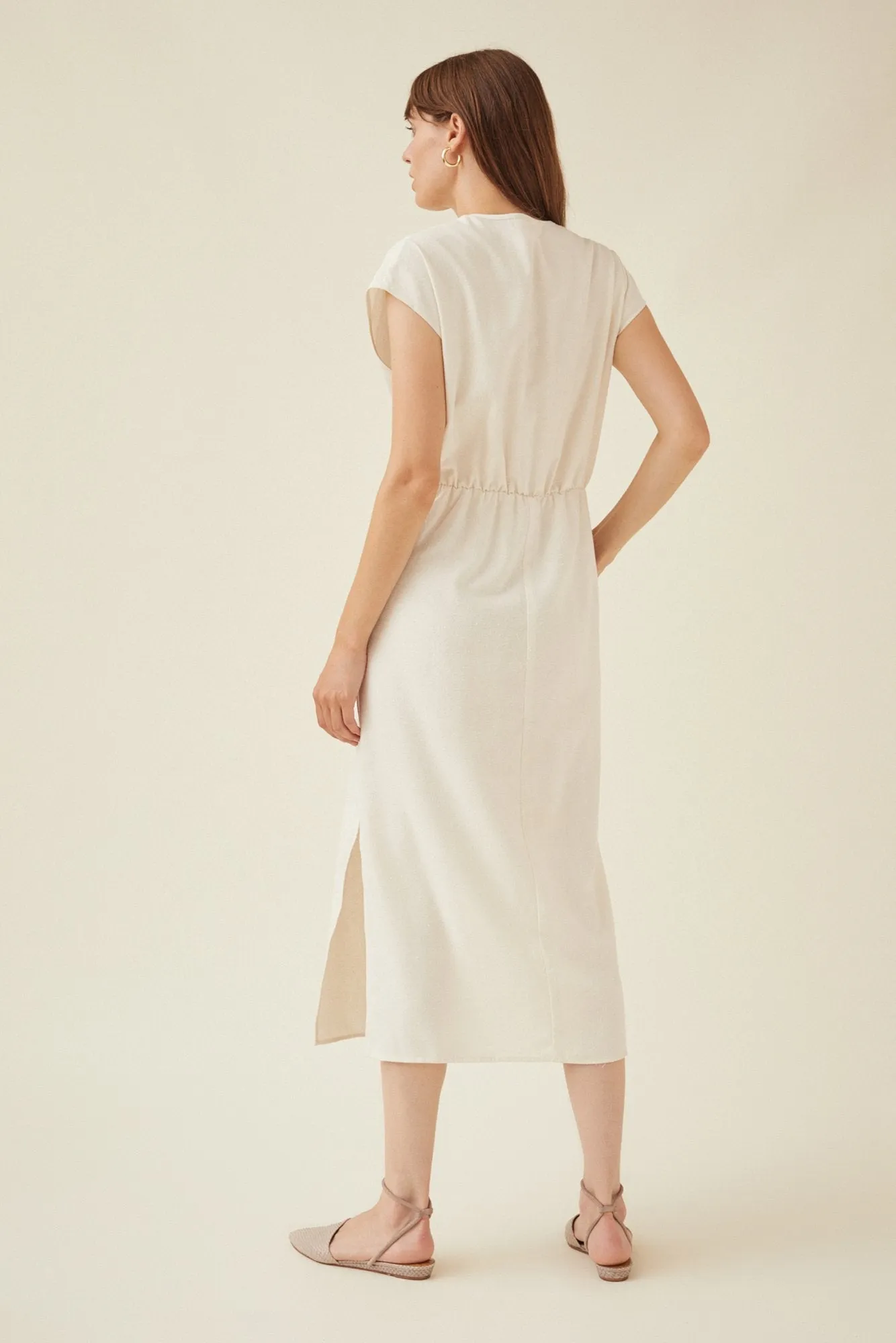 Asti Silk Noil Dress