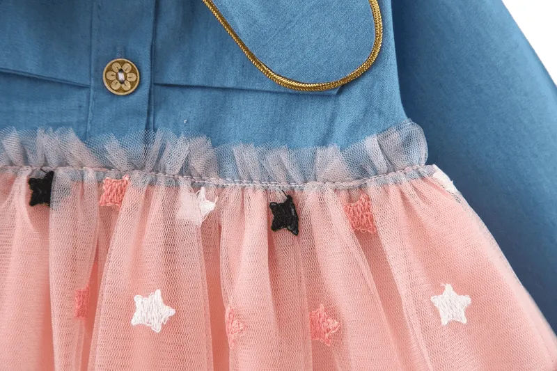 Baby Girls Star Design Tulle Dress