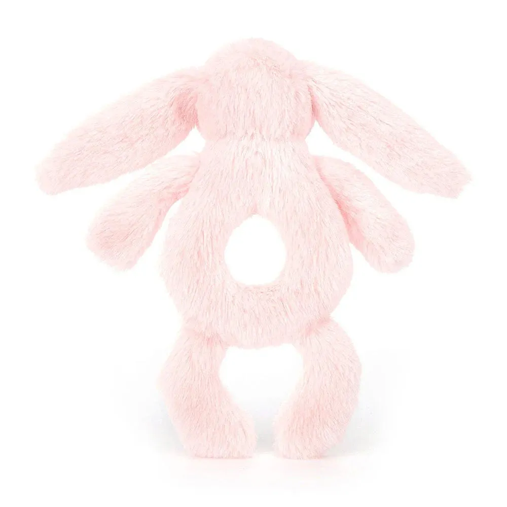 BRR4BP Bashful Pink Bunny Ring Rattle