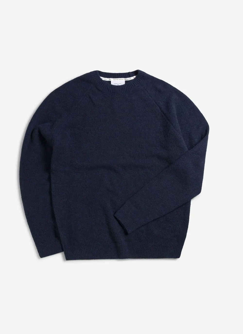 Crew Neck Jumper | Alpaca Wool | Navy