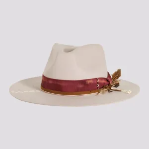 Delilah | Womens Wool Felt Pinch Front Feodra Hat