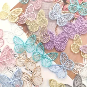 DIY Butterfly Gauze Fabric Paste for Handwork and Decorations
