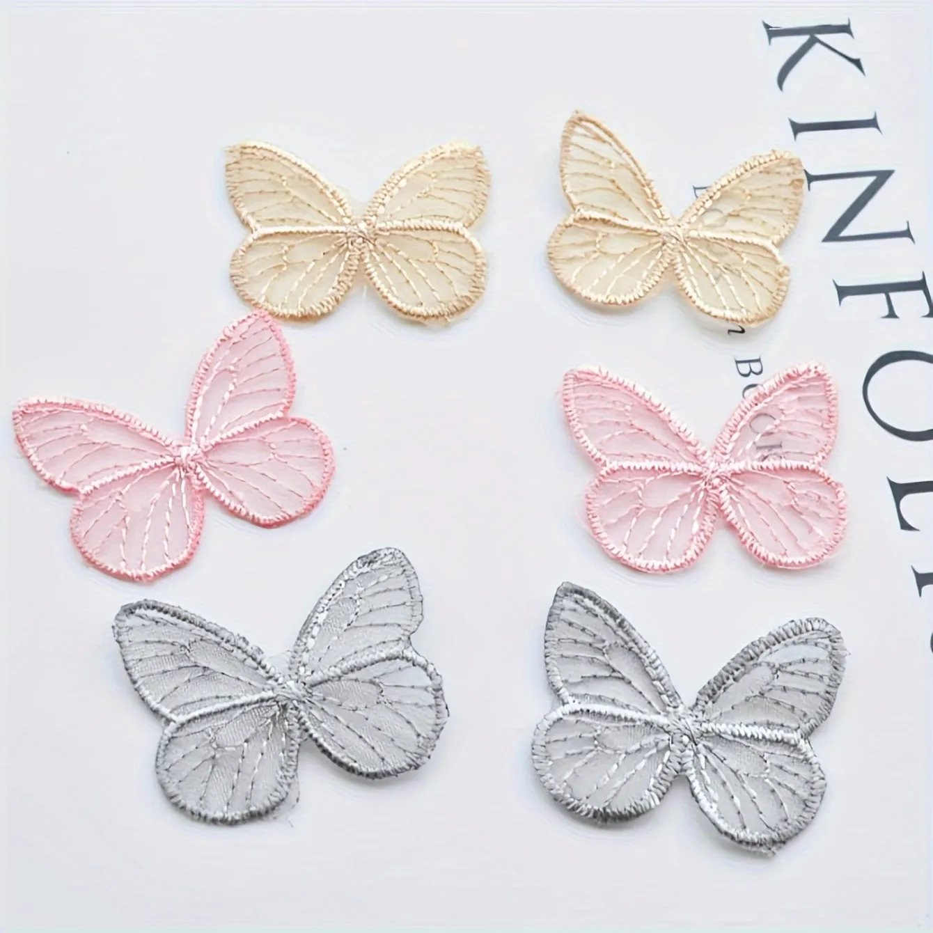 DIY Butterfly Gauze Fabric Paste for Handwork and Decorations