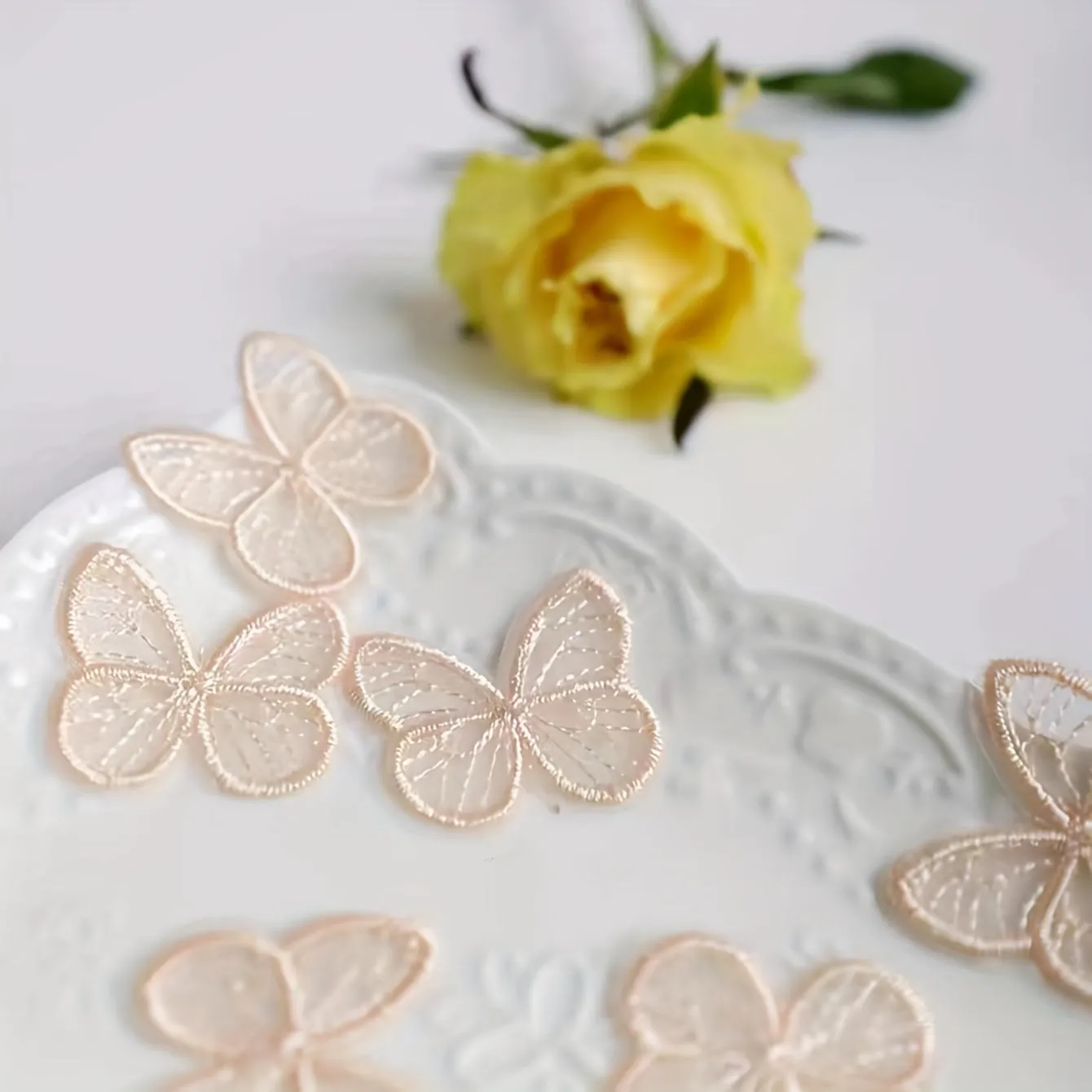 DIY Butterfly Gauze Fabric Paste for Handwork and Decorations