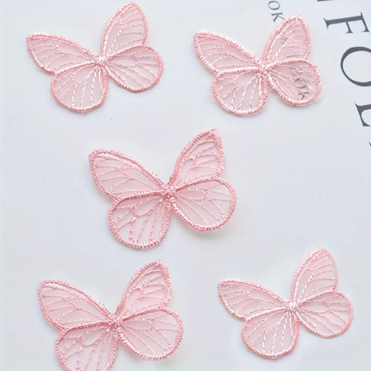 DIY Butterfly Gauze Fabric Paste for Handwork and Decorations