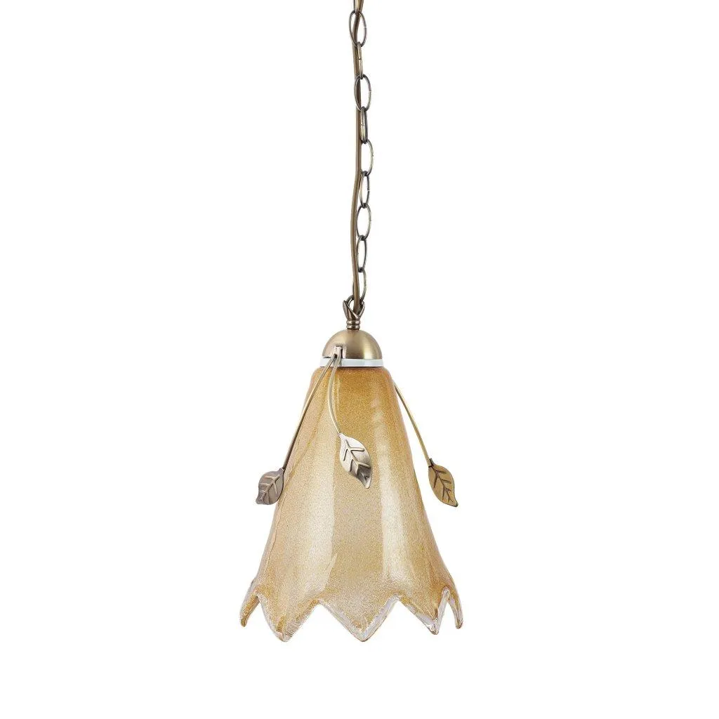 Gold Metal Hanging Light - MT-277-1P - Included Bulb