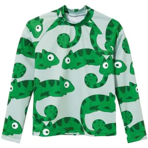Green Chameleons Rashguard - 1 Left Size 8-10 years