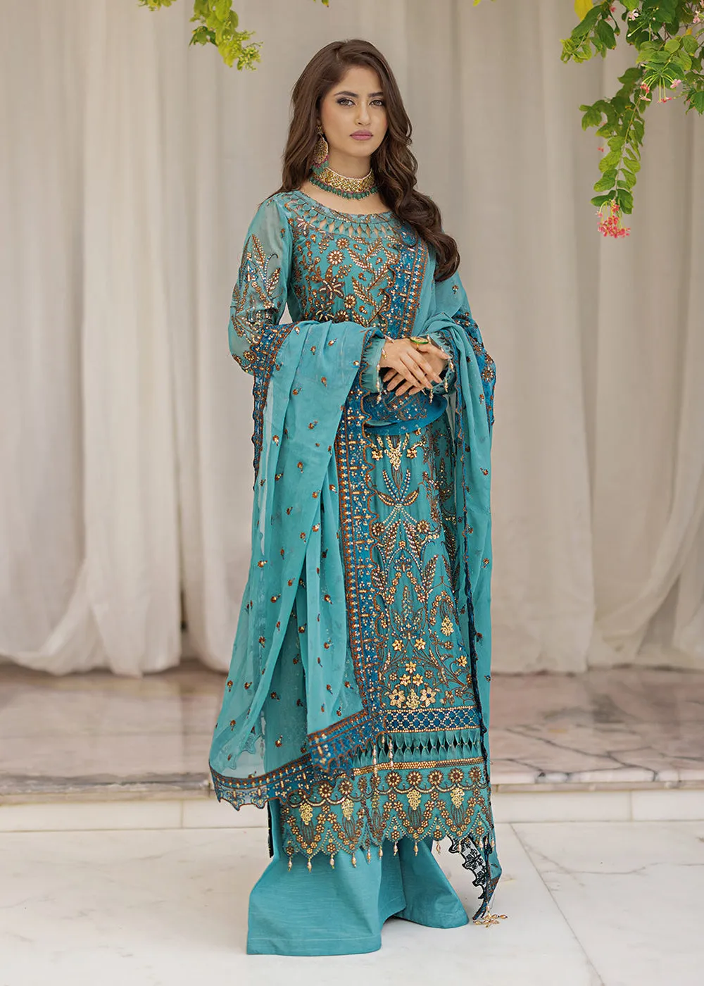 Ishq Aatish Luxury Chiffon '23 by Emaan Adeel | ANAYA