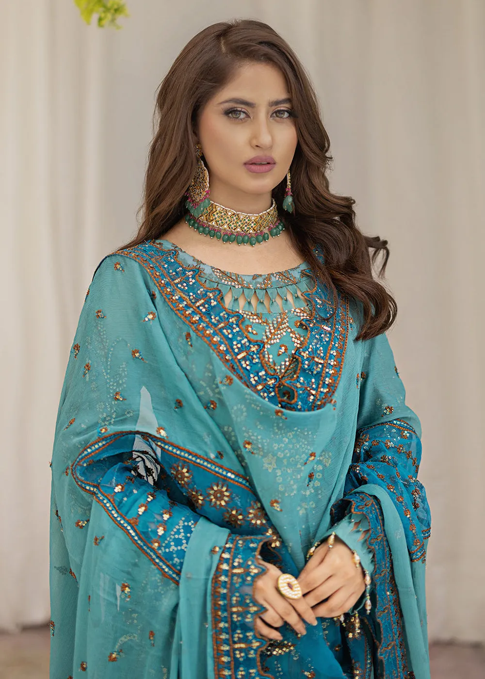 Ishq Aatish Luxury Chiffon '23 by Emaan Adeel | ANAYA