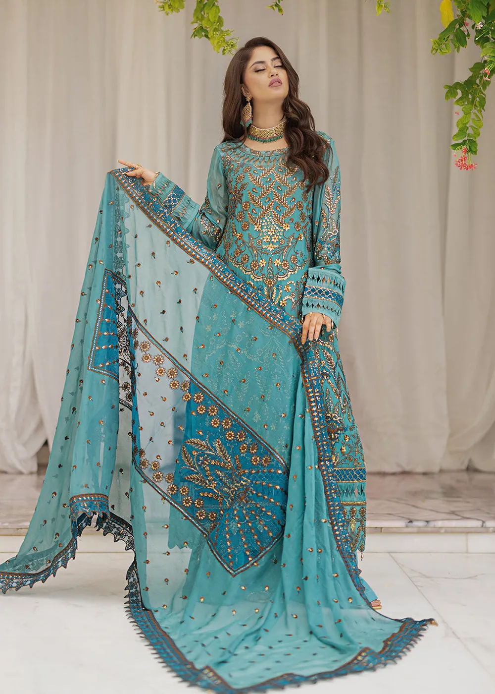 Ishq Aatish Luxury Chiffon '23 by Emaan Adeel | ANAYA