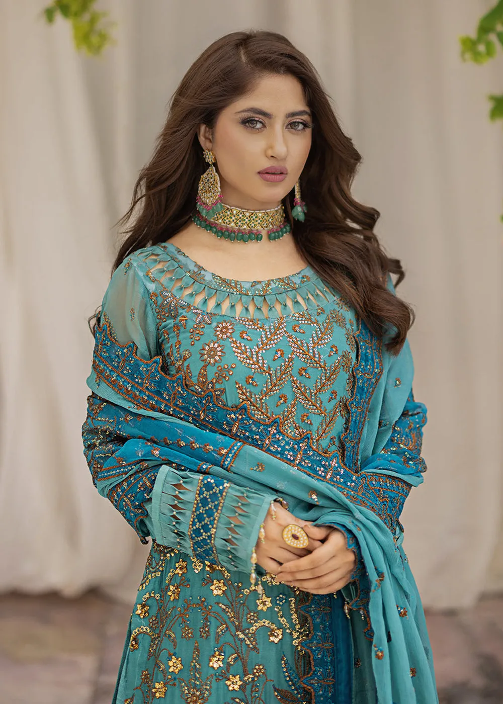Ishq Aatish Luxury Chiffon '23 by Emaan Adeel | ANAYA