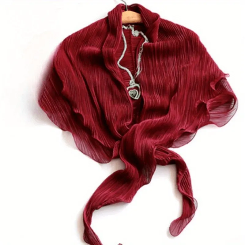 Lightweight Sunproof Chiffon Shawl for Women Perfect for Summer Days