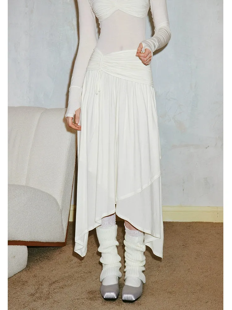 Long sleeve pleated dress【s0000007603】