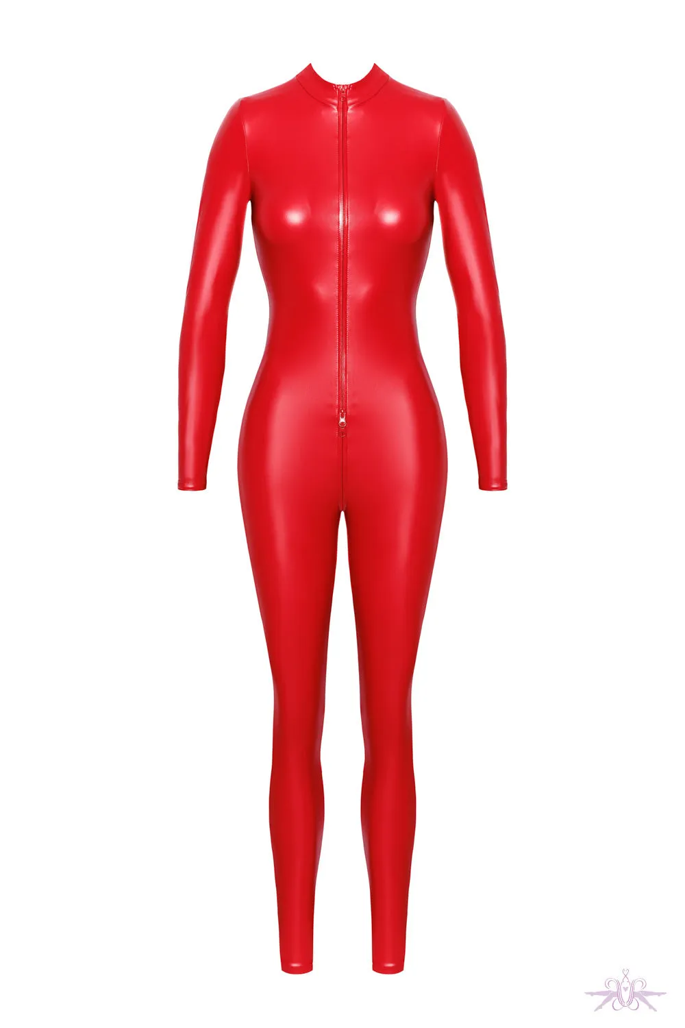 Handmade Noir Orgia Premium Leather Catsuit