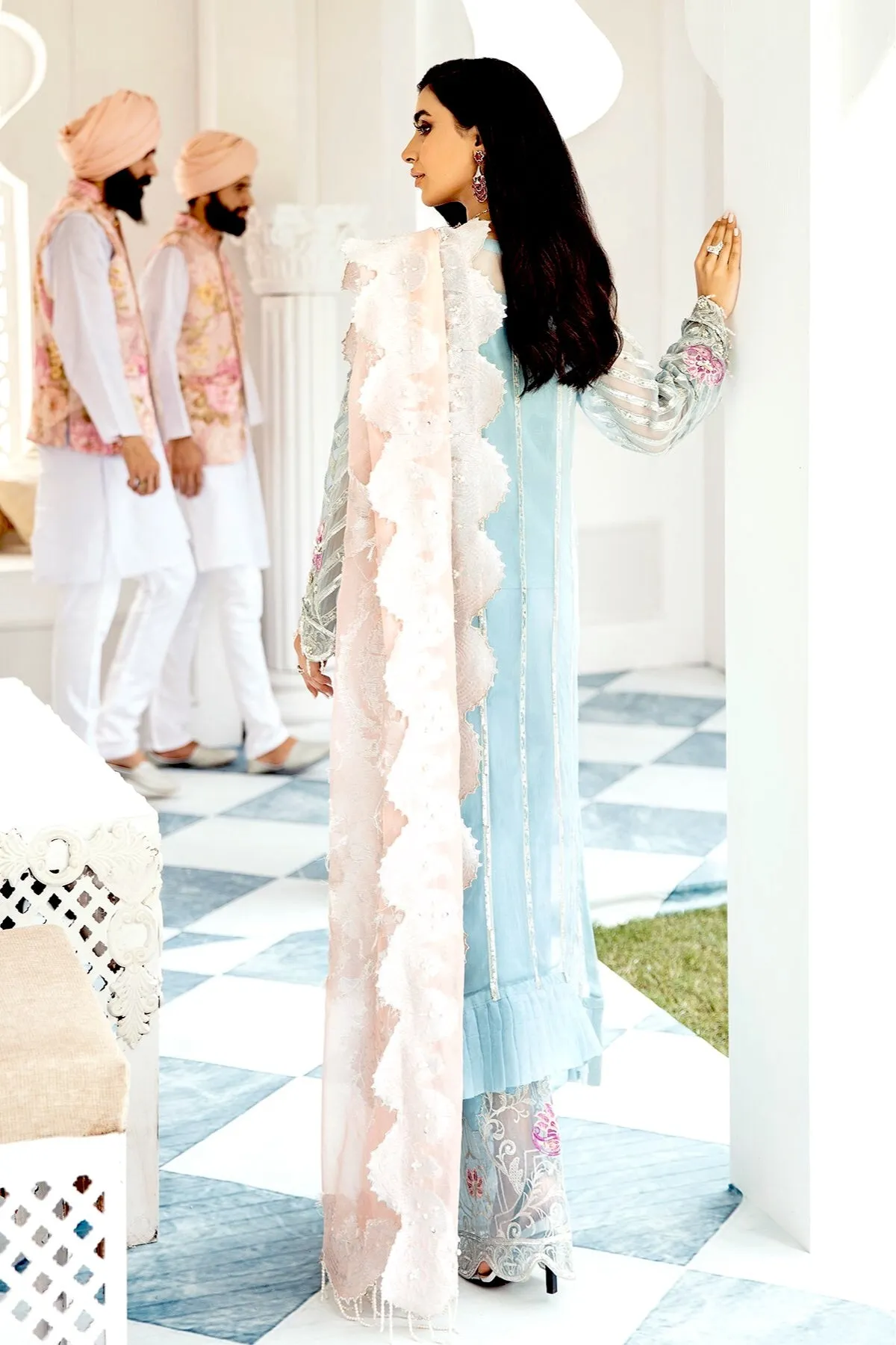 Nureh Mor Bagh Luxury Chiffon Formal Wear Collection – NL-12