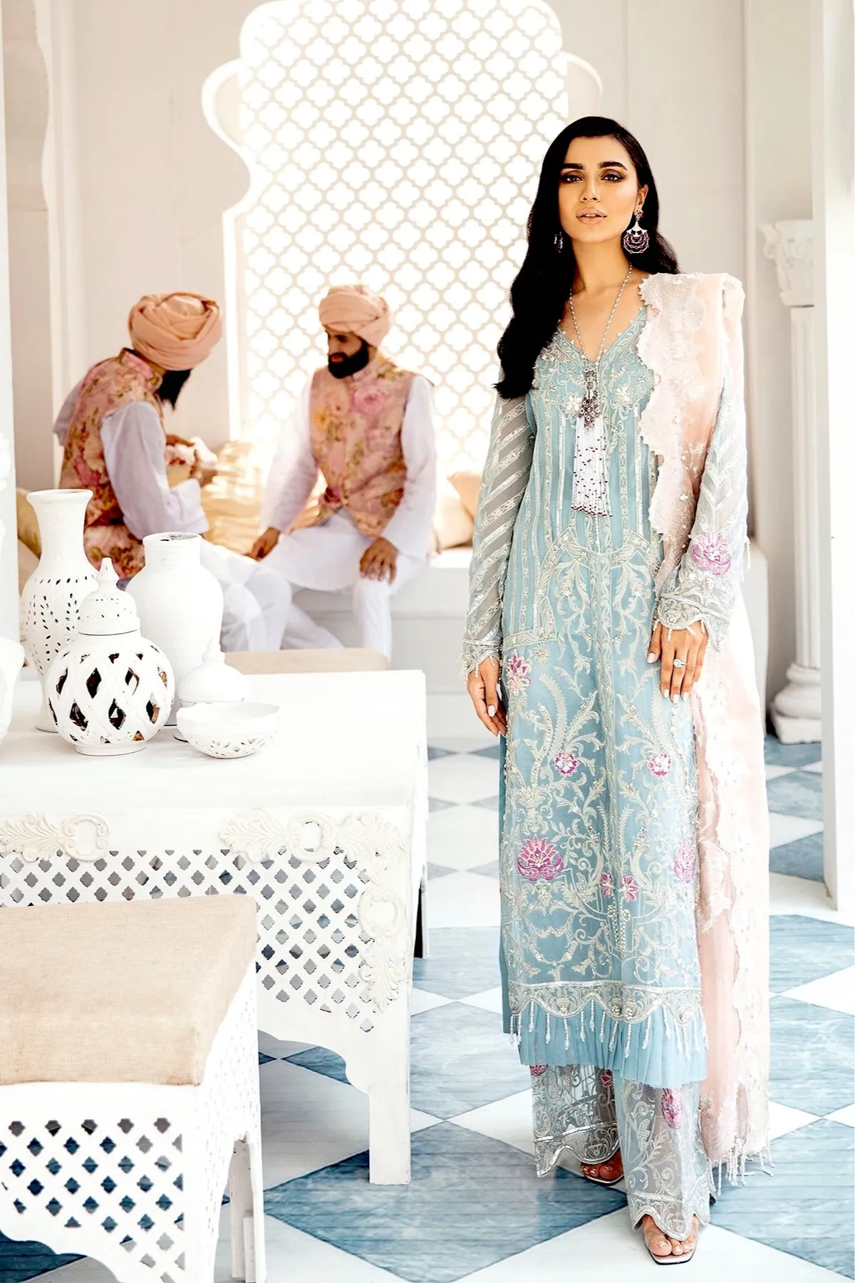 Nureh Mor Bagh Luxury Chiffon Formal Wear Collection – NL-12