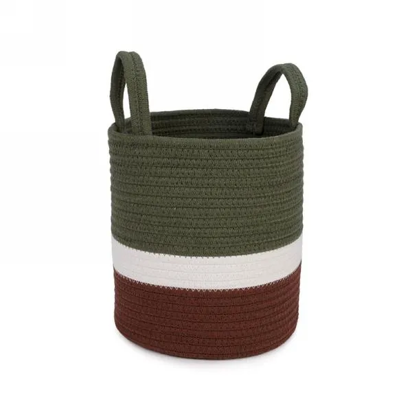 Olive, White and Brown Basket (2 Styles)