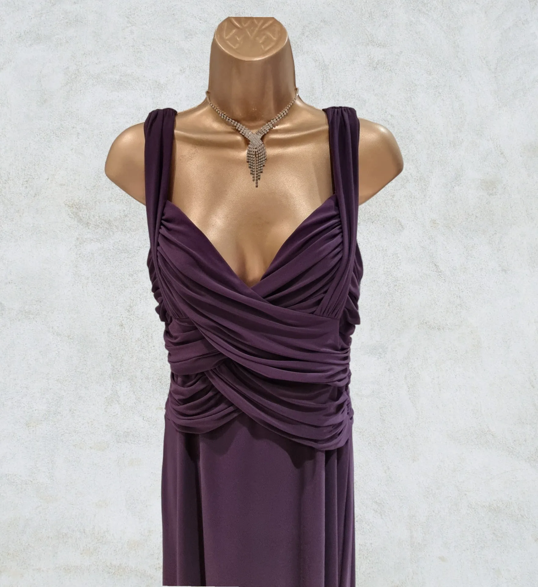 Phase Eight Women's Long Mauve Evening Dress UK 14 US 10 EU 42