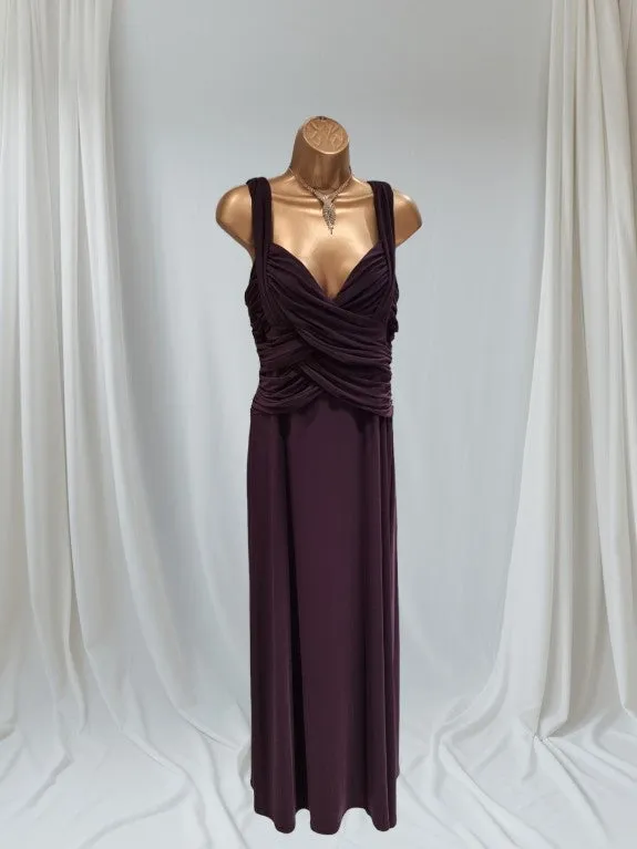 Phase Eight Women's Long Mauve Evening Dress UK 14 US 10 EU 42