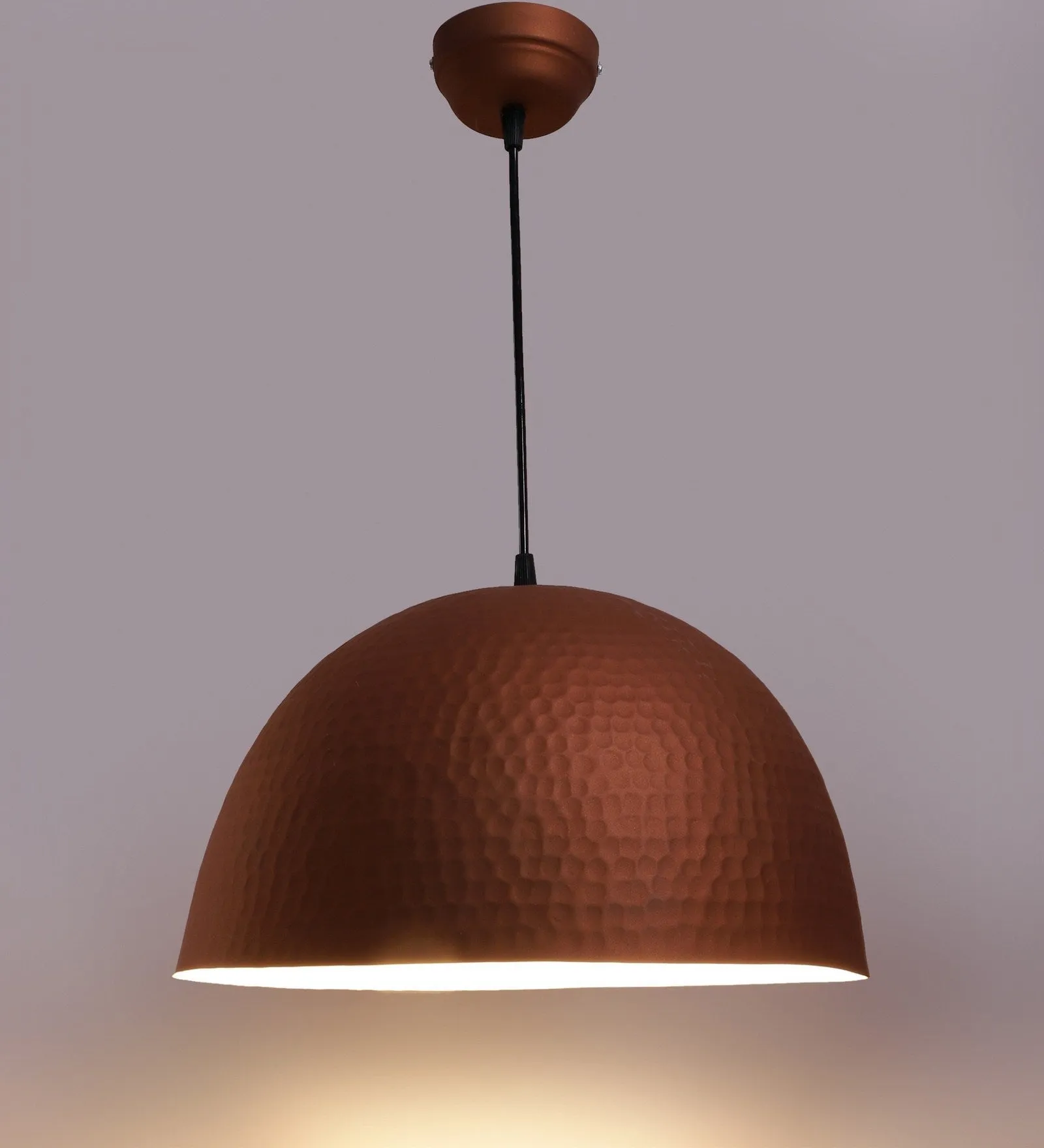 Red-White Metal Hanging Light -Ganja-12 Thapai