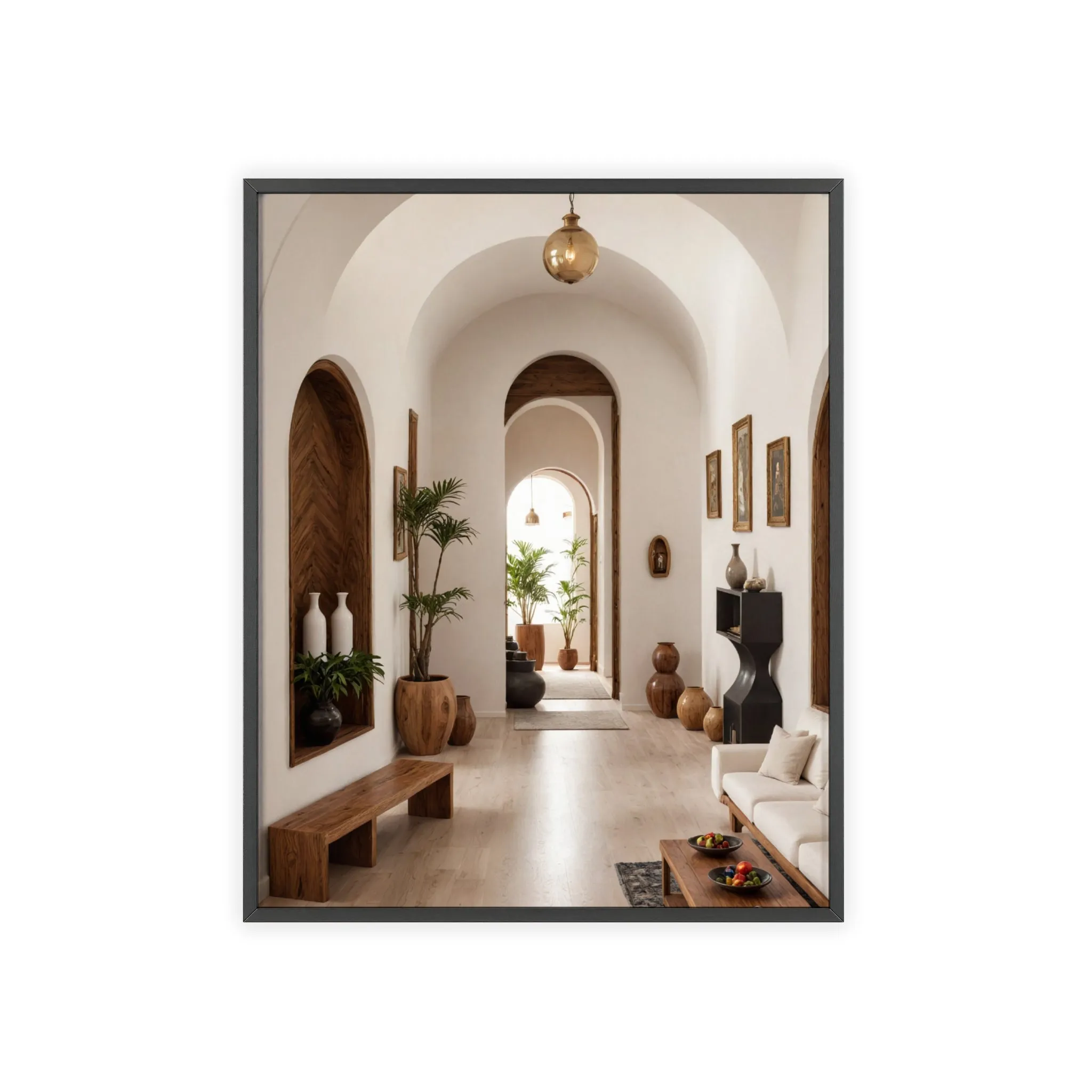 Saahir | Matte or Satin Posters with Wooden Frame