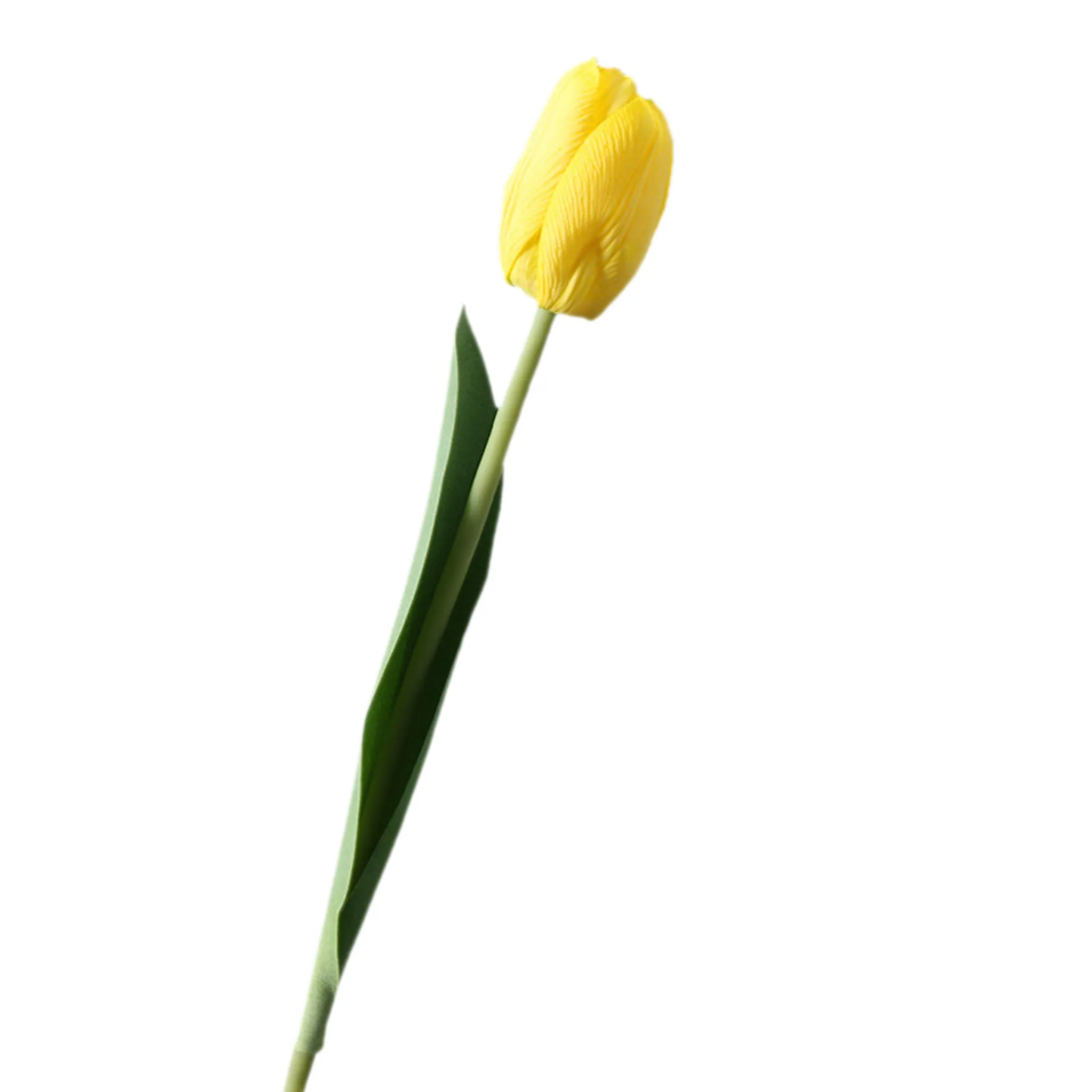 Silk Individual Tulips Quality Fake Flowers 18.5"