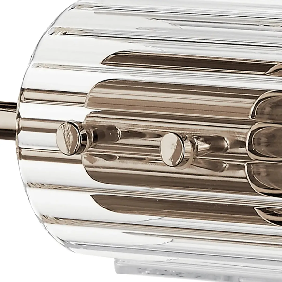 Velestino 47" 4-Light Linear Chandelier, Polished Nickel Finish