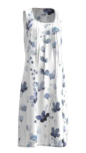 Women's Shift Dress Mid-Length Short Sleeve Floral Fake Two-Piece Set 2023 Spring And Summer Crewneck Casual Weekend