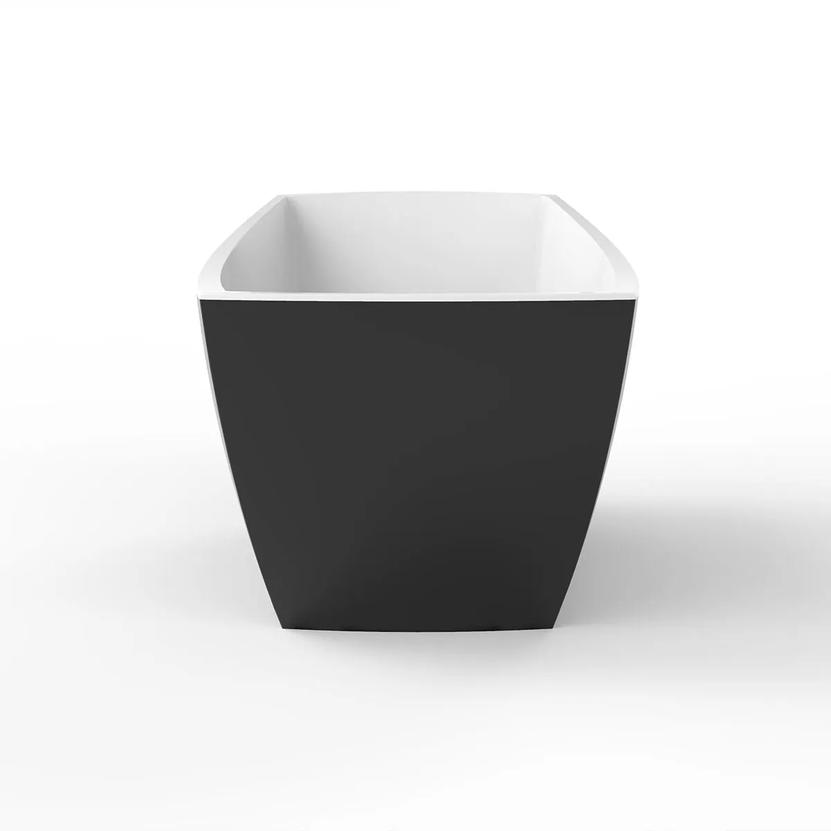 Yori-67-BLK Freestanding Bathtub